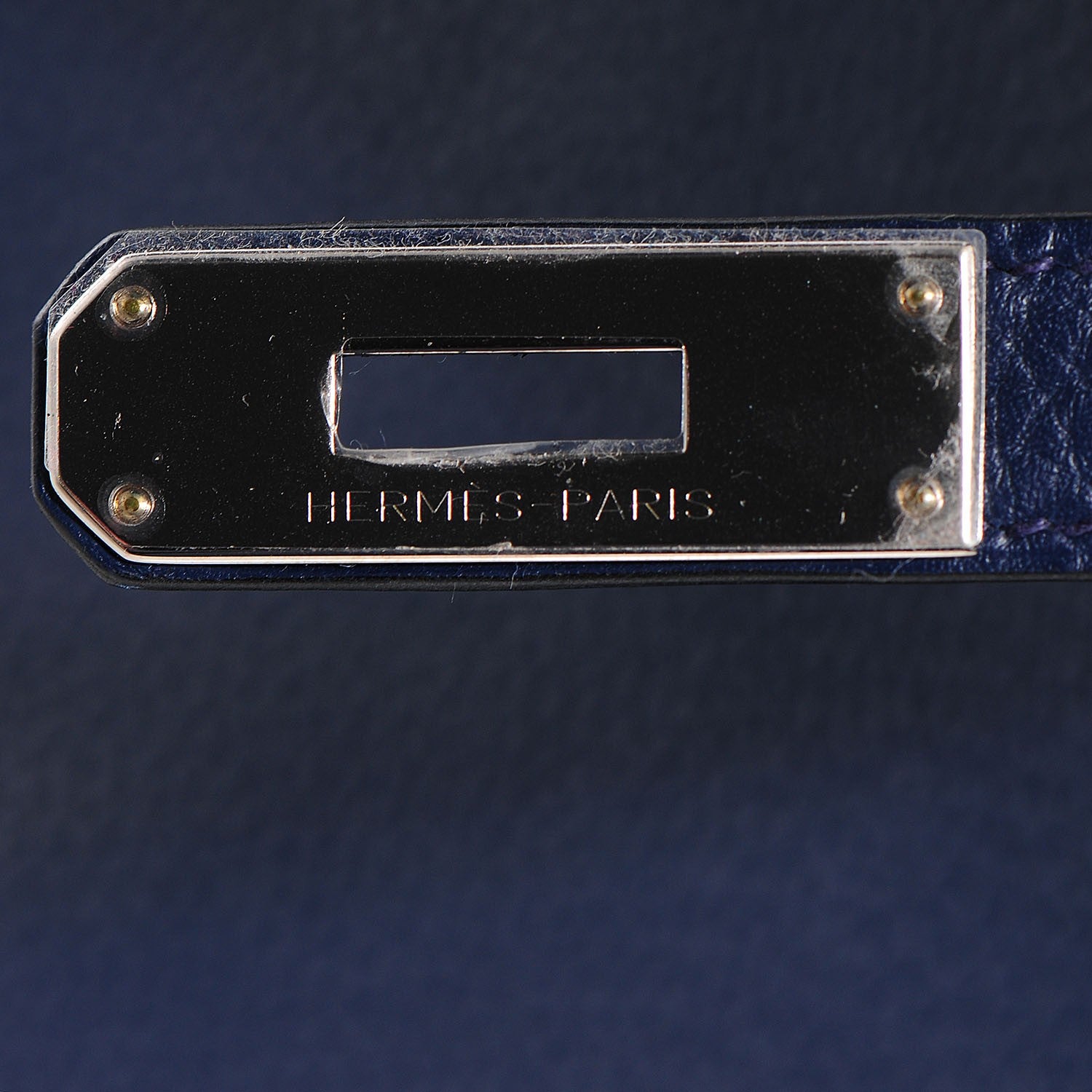 Hermes Togo Kelly Retourne 32 Bleu Saphir 10 of 23