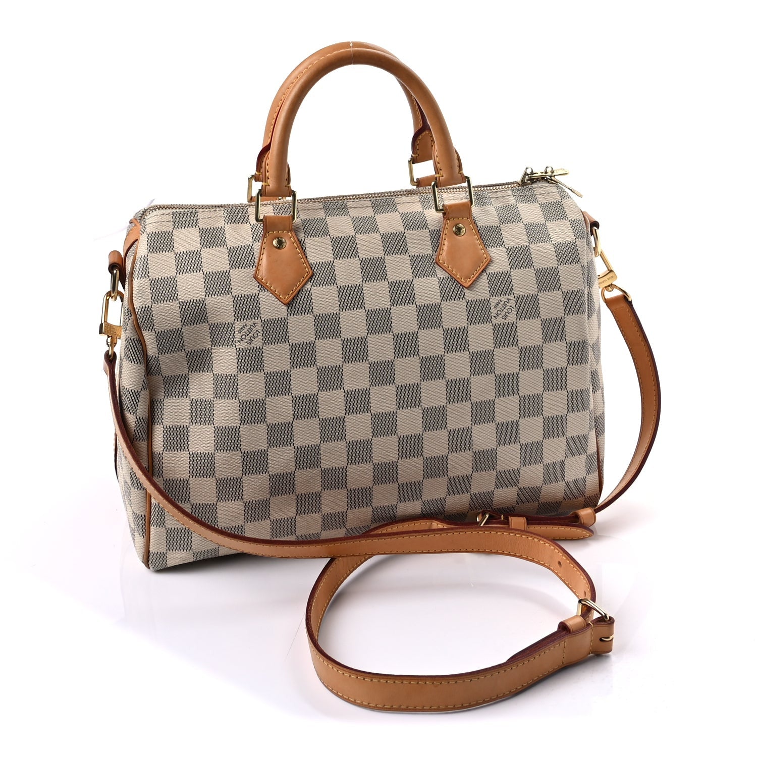 Louis Vuitton Damier Azur Speedy Bandouliere 2 of 8
