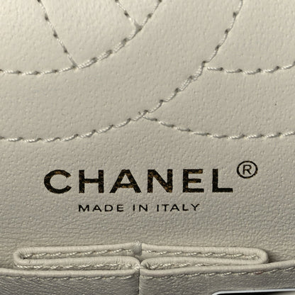 Chanel Shearling Lambskin Aged Calfskin Quilted 2.55 Reissue 225 Flap White 5 of 9