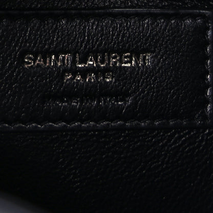 Saint Laurent Patent Le 5 A 7 Monochrome Hobo  Black 7 of 9