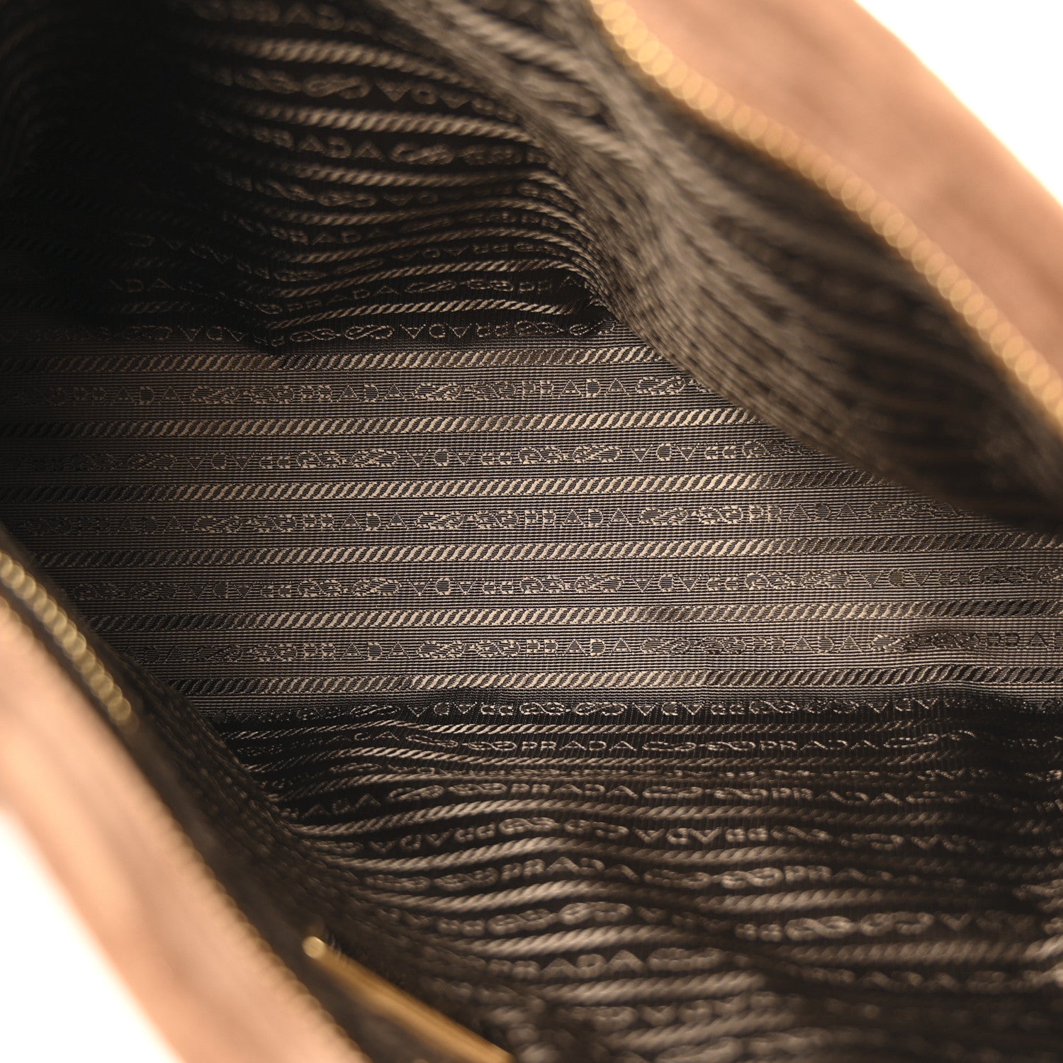 Prada Suede Large Bonnie Shoulder Bag Cocoa Brown 5 of 13