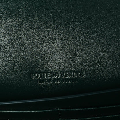 Bottega Veneta Nappa Intrecciato Long Andiamo Top Handle Clutch  Emerald Green 5 of 8