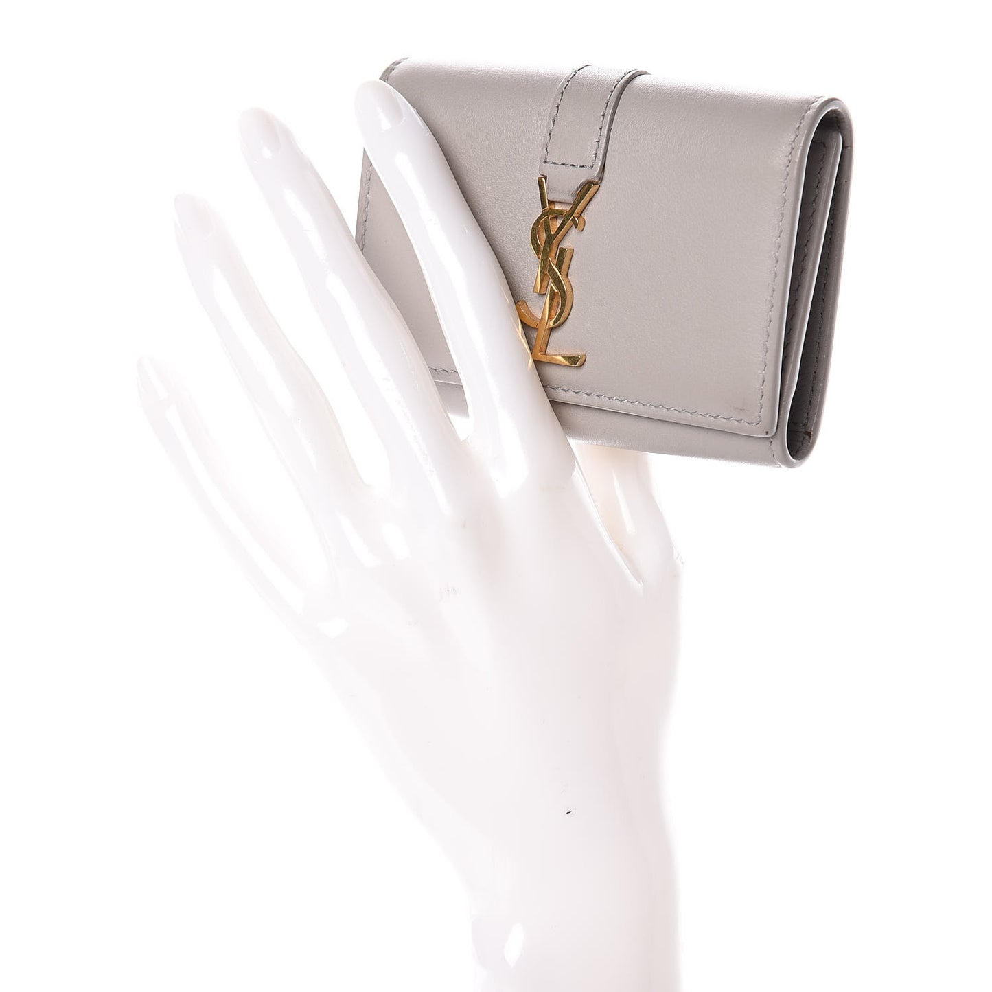 Smooth Calfskin Monogram Key Case Souris