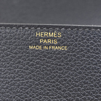 Hermes Evercolor Roulis Slim Wallet Bleu Nuit 7 of 8