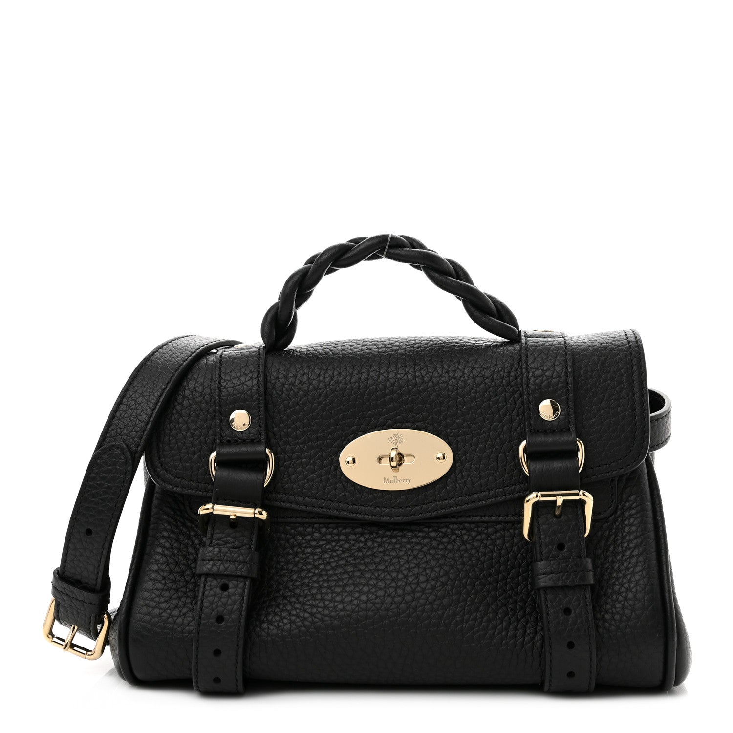 Mulberry Heavy Grain Mini Alexa Black 1 of 8