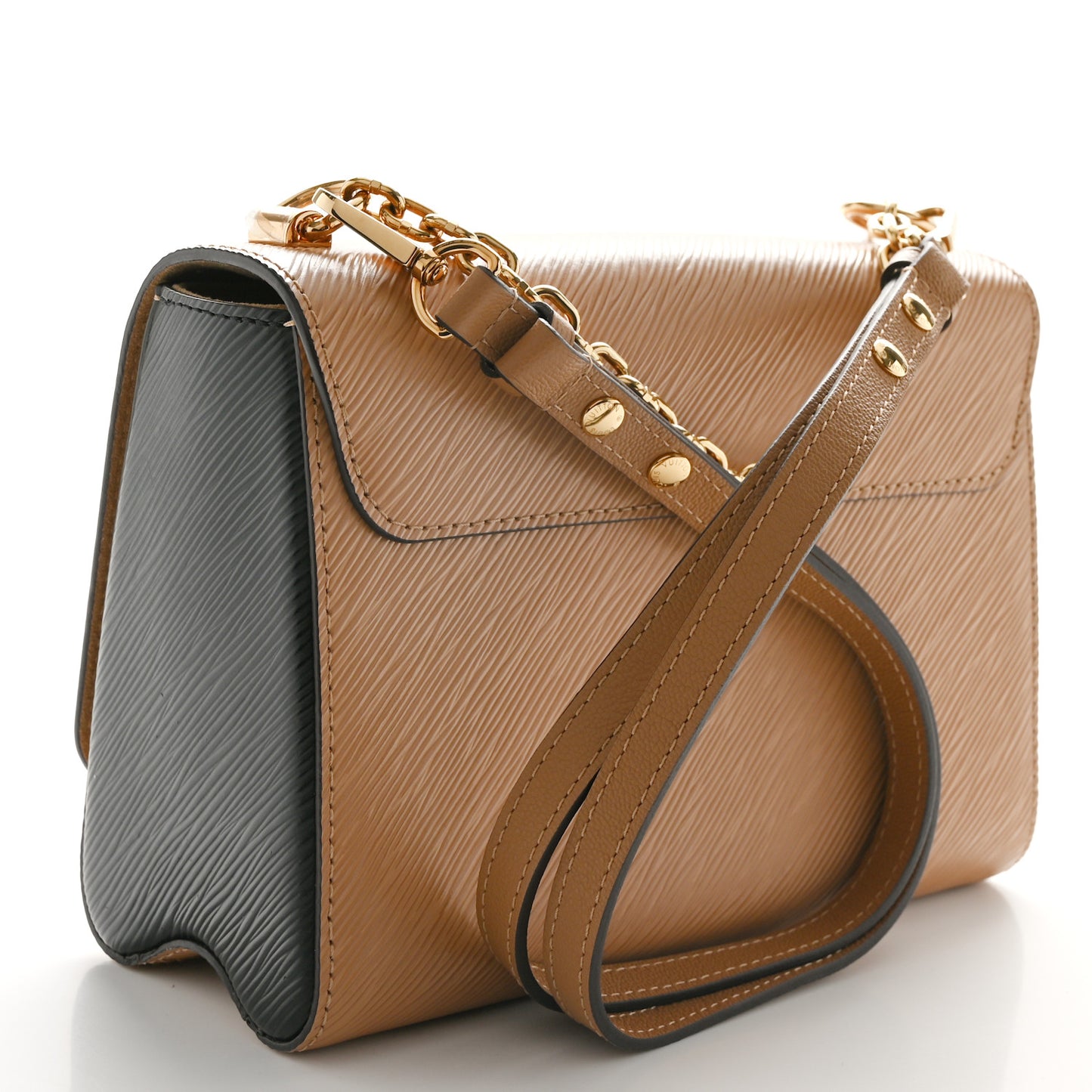 Epi Twist Shoulder Bag MM Camel