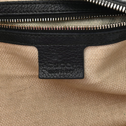 Gucci Pebbled Calfskin Medium Soho Hobo Black 6 of 15