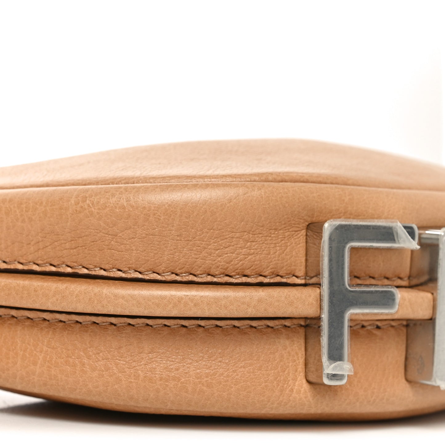 Vitello Grace Nano Fendigraphy Hobo Charm Miele Scuro