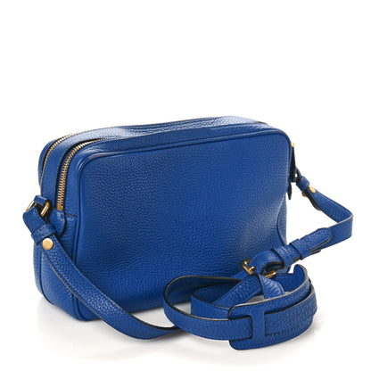 Prada Vitello Phenix Camera Bag Blue 3 of 10