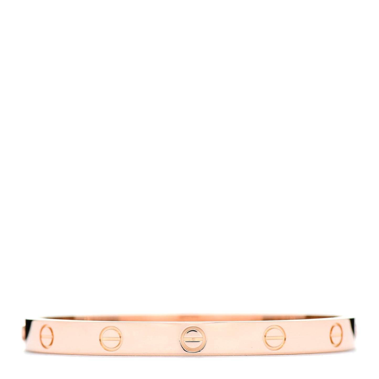 18K Pink Gold LOVE Bracelet 17
