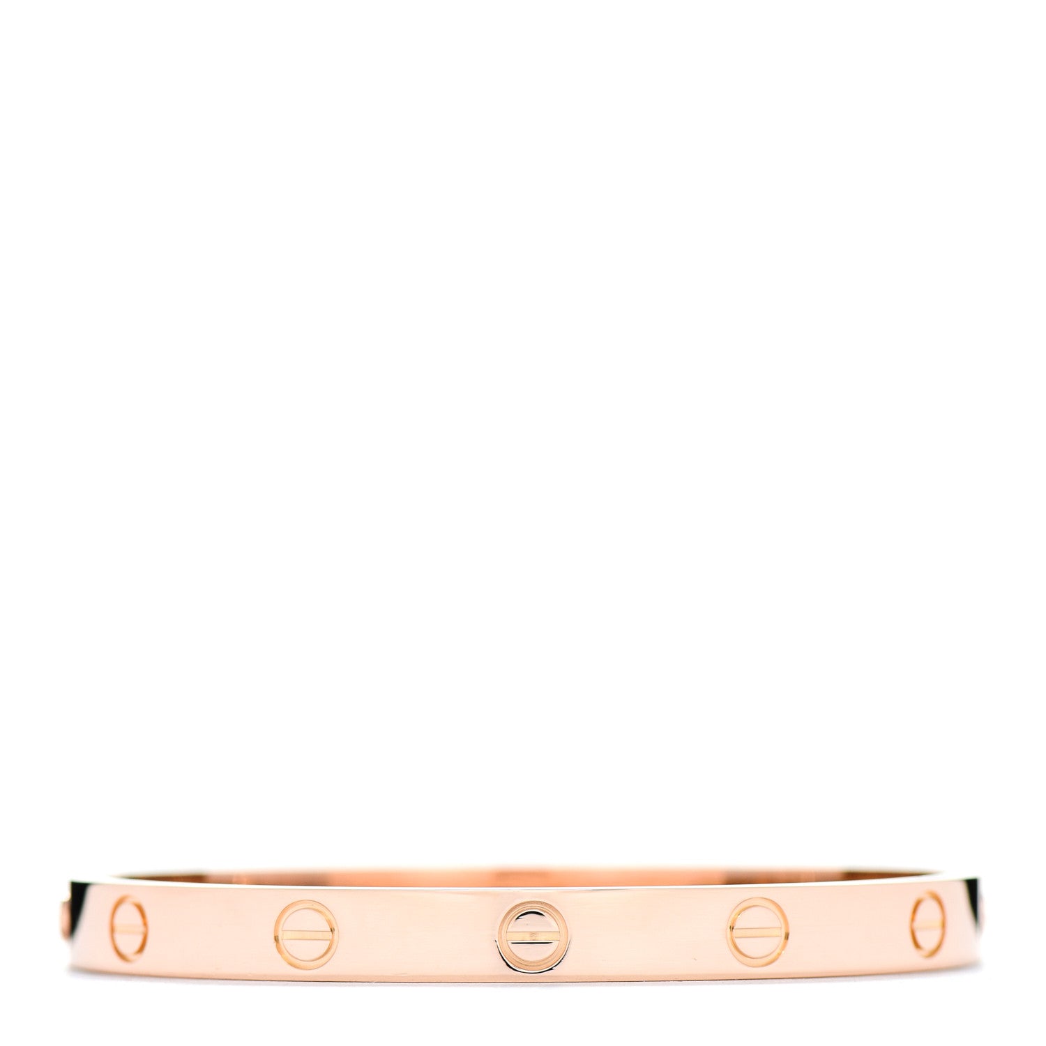 Cartier 18K Pink Gold LOVE Bracelet 17 1 of 4