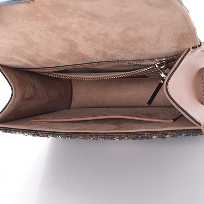 Valentino Garavani Vitello Crystal Embellished Small Glam Lock Rockstud Flap Multicolor 6 of 10