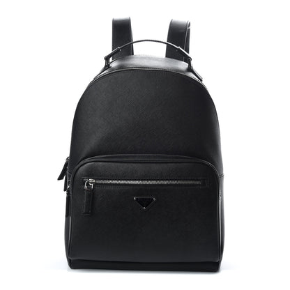 Prada Saffiano Travel Backpack Black 1 of 10
