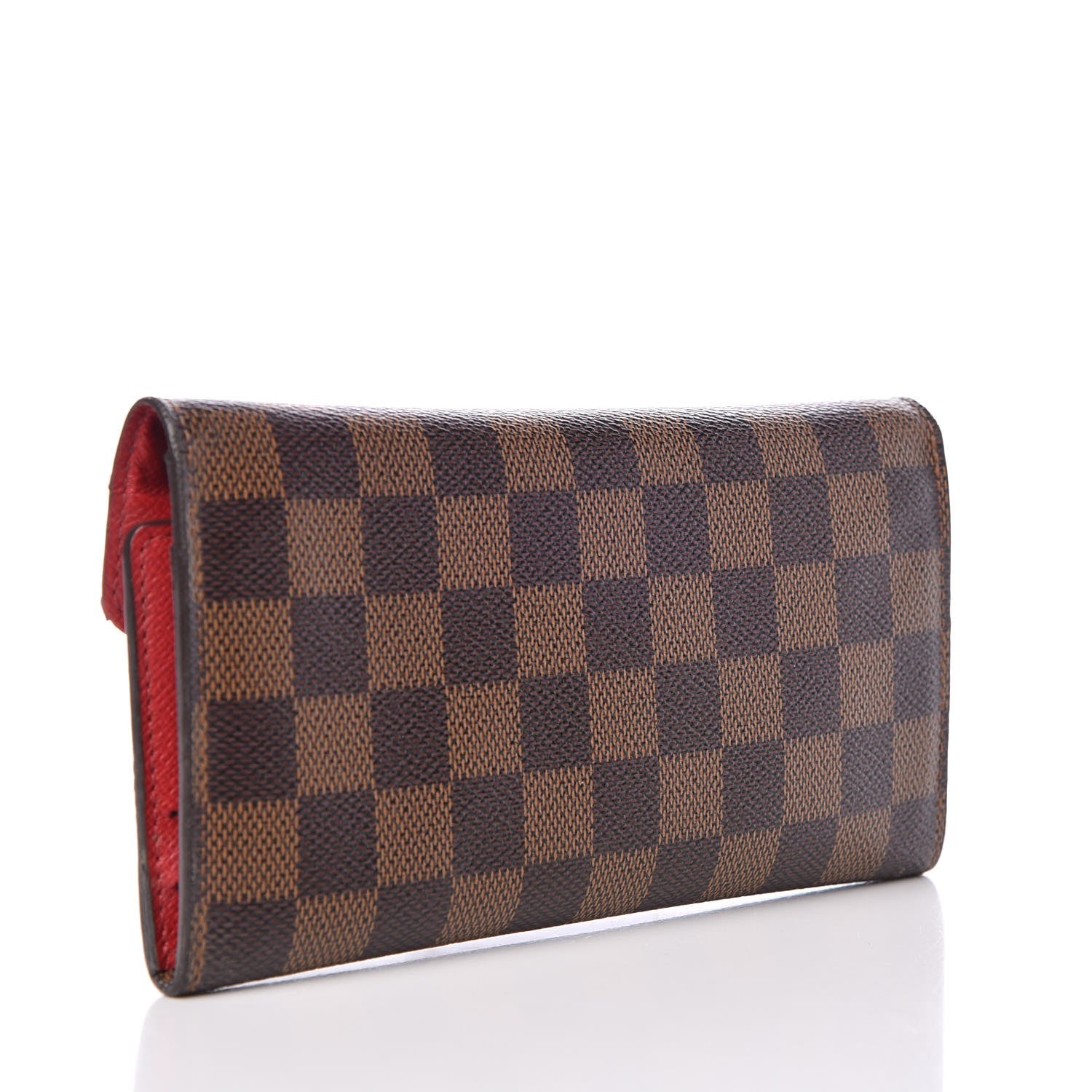 Louis Vuitton Damier Ebene Josephine Wallet Red 3 of 16