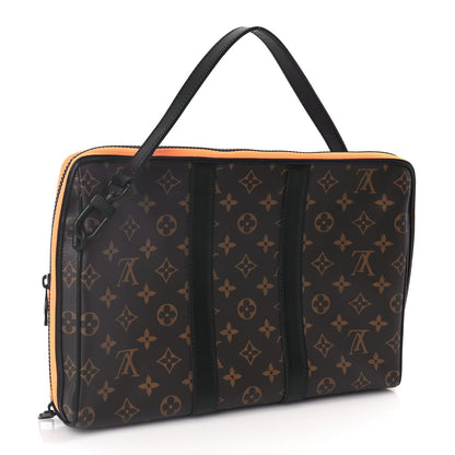 Louis Vuitton Monogram Embroidered Cartoon LV Friends Keepall Pouch 2 of 8
