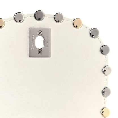 Chanel Lambskin Quilted Metallic Bubble Backpack White 13 of 14