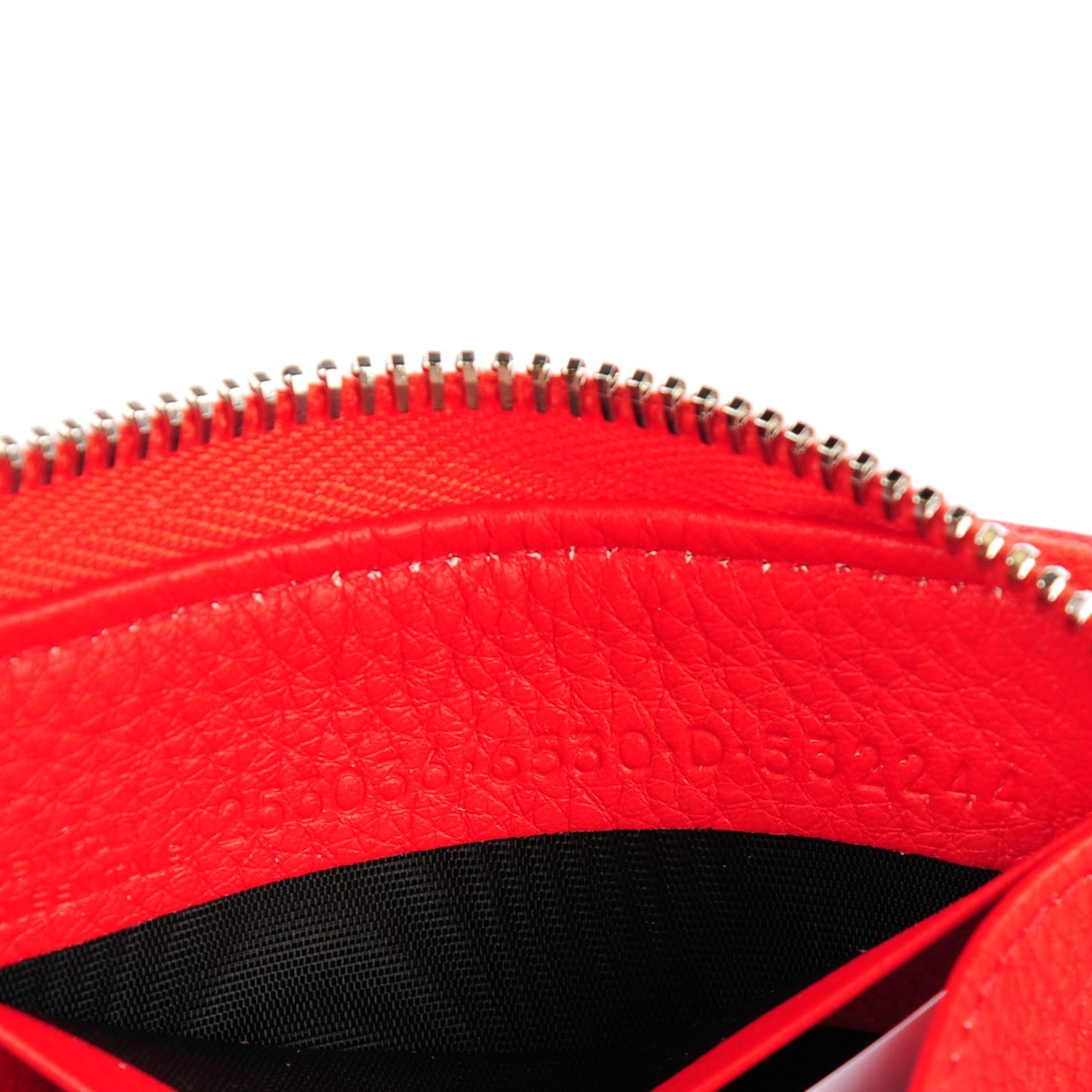 Supple Grained Calfskin Classic Silver Hardware Highlight Continental Zip Around Wallet Rouge Fraise
