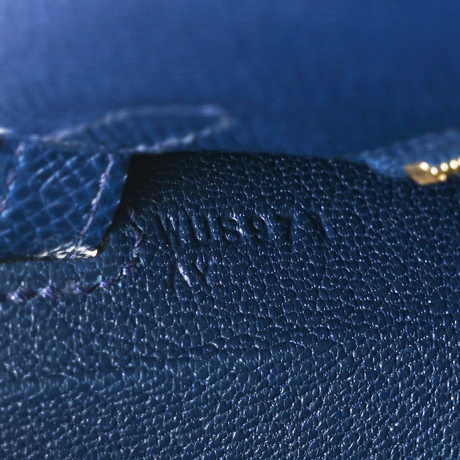 Hermes Epsom Kelly Sellier 25 Bleu Navy 11 of 11