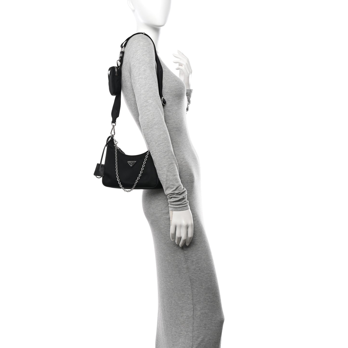 Nylon Re-Edition 2005 Shoulder Bag Black