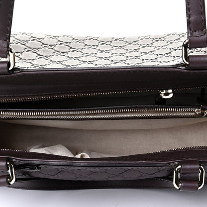 Gucci Guccissima Medium Mayfair Tote Dark Brown 3 of 4