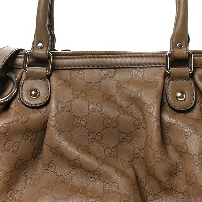 Gucci Guccissima Medium Sukey Top Handle Bag Beige 8 of 11