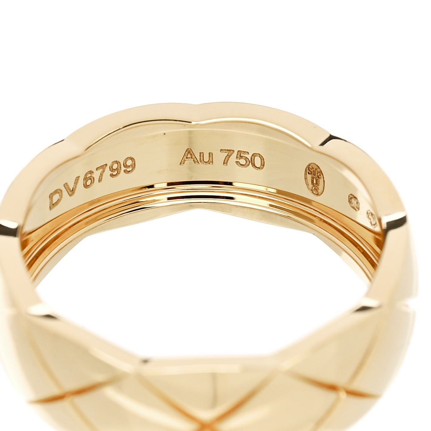 18K Yellow Gold Small Coco Crush Ring 53 6.5