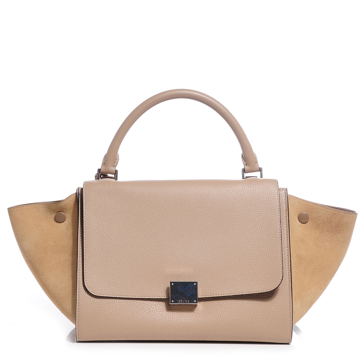 Drummed Leather Suede Mini Trapeze Dune