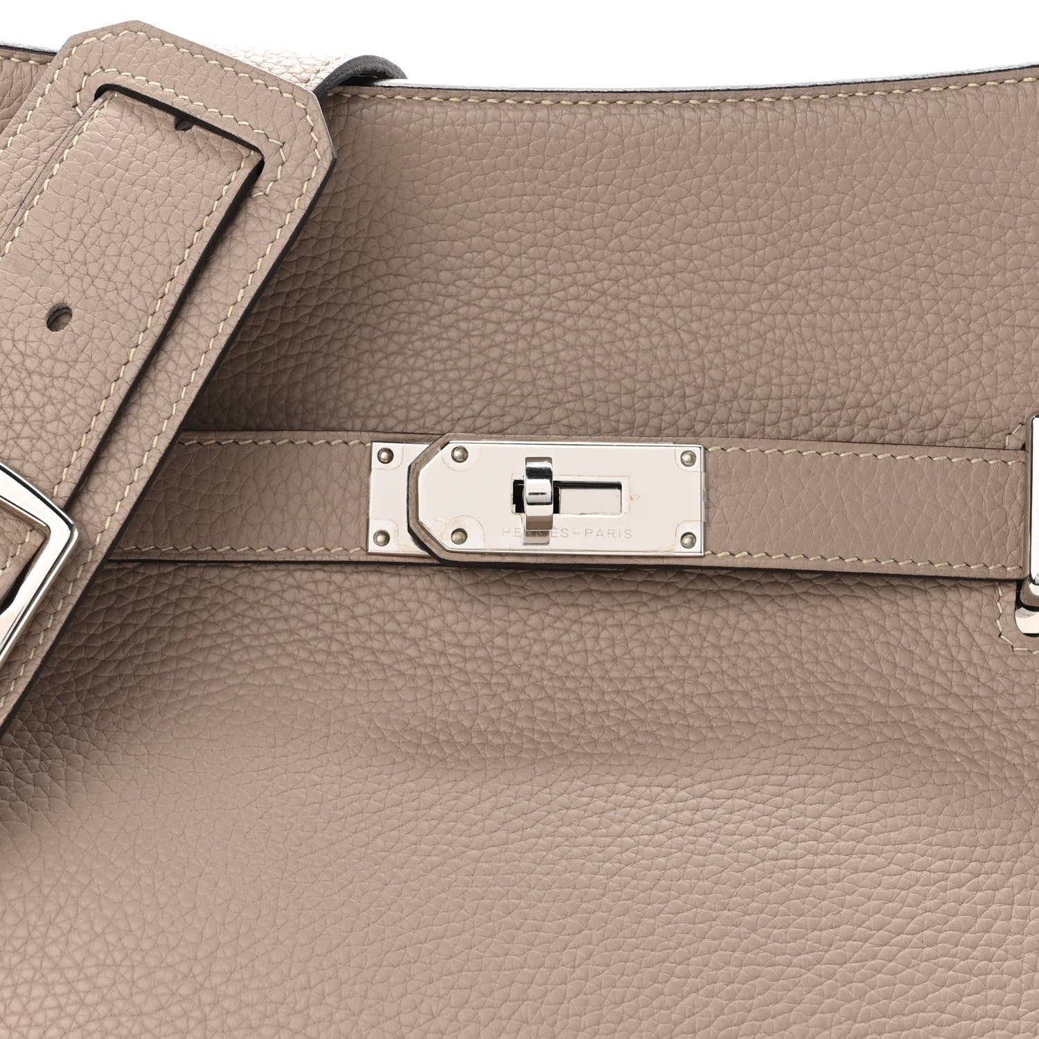 Hermes Taurillon Clemence Jypsiere 34 Gris Tourterelle 8 of 10