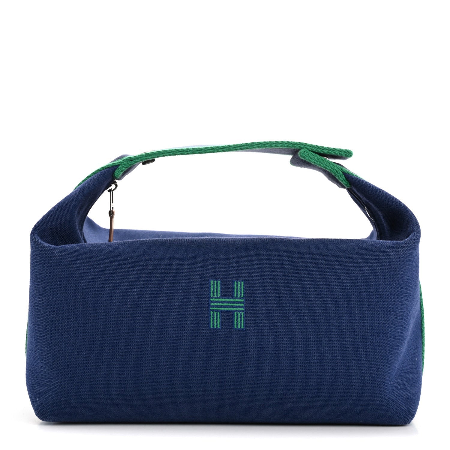 Hermes Canvas Large Bride-A-Brac Pouch Marine 1 of 7