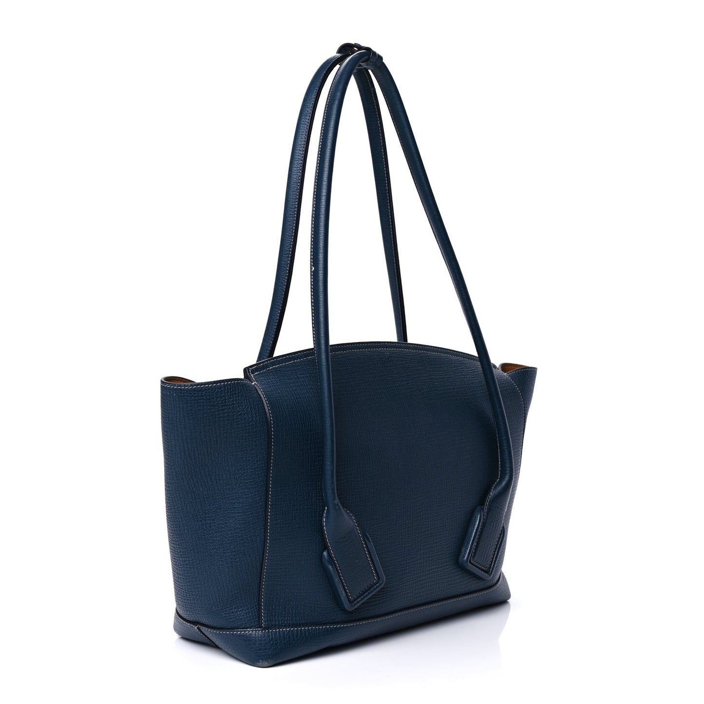 Grainy Calfskin Small Arco Dark Blue