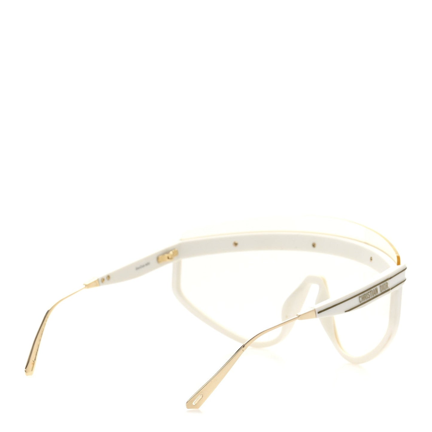 Acetate Mask DiorClub M2U Sunglasses Translucent Ivory