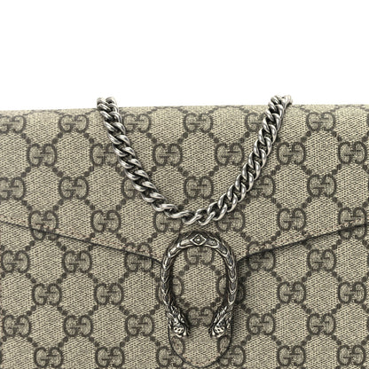 Gucci GG Supreme Monogram Mini Dionysus Chain Wallet Beige Taupe 7 of 9