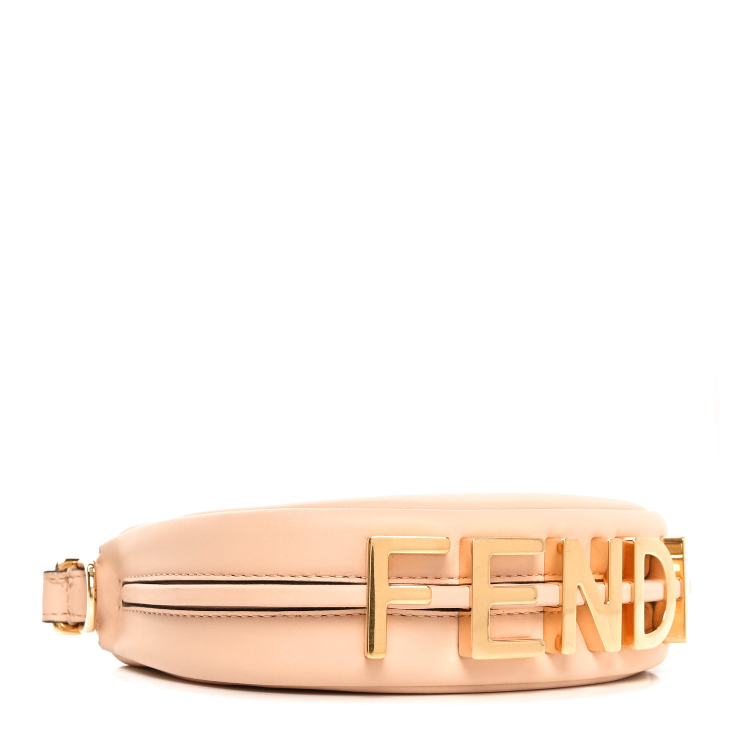 Vitello Grace Matte Nano Fendigraphy Hobo Charm Light Rose