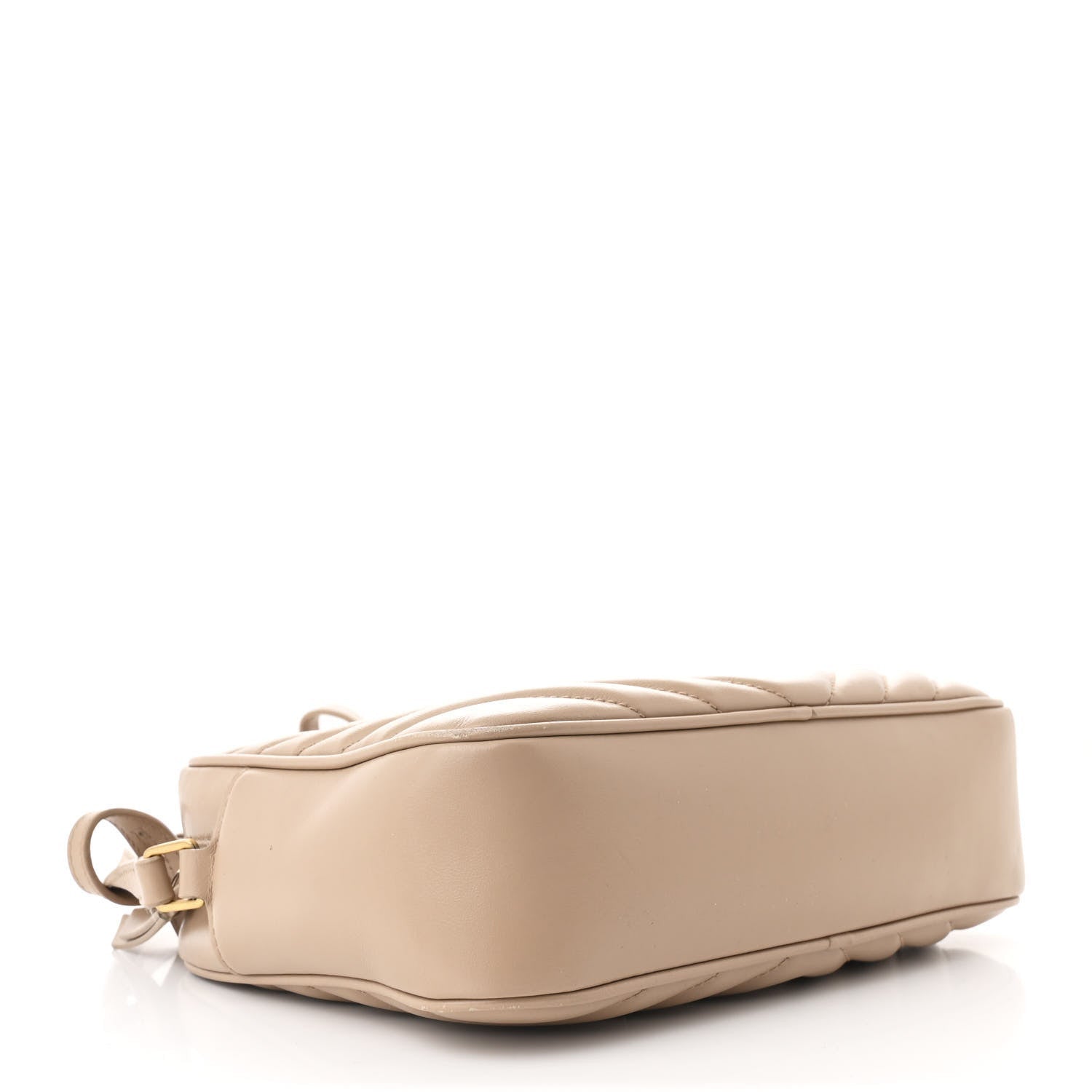 Saint Laurent Calfskin Matelasse Monogram Lou Camera Bag Dark Beige 4 of 7