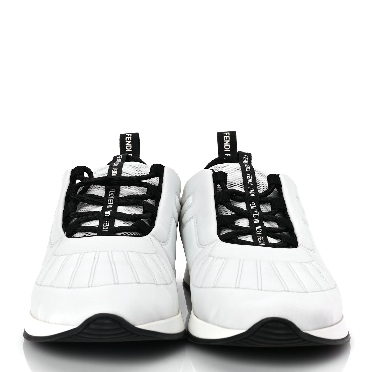 Fendi Nylon FFreedom Sneakers 41 White 2 of 9