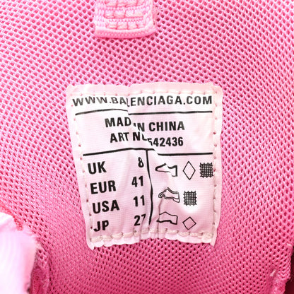 Balenciaga Mesh Nylon Womens Track Sneakers 41 Pink 9 of 12