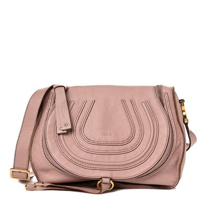 Chloe Calfskin Medium Marcie Round Zip Crossbody Blush Nude 1 of 24