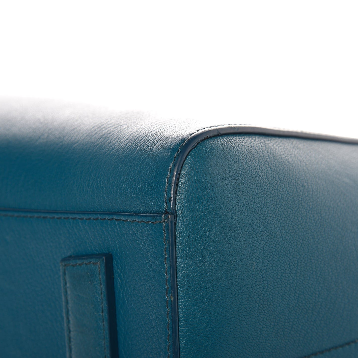 Sugar Goatskin Medium Antigona Petrol Blue