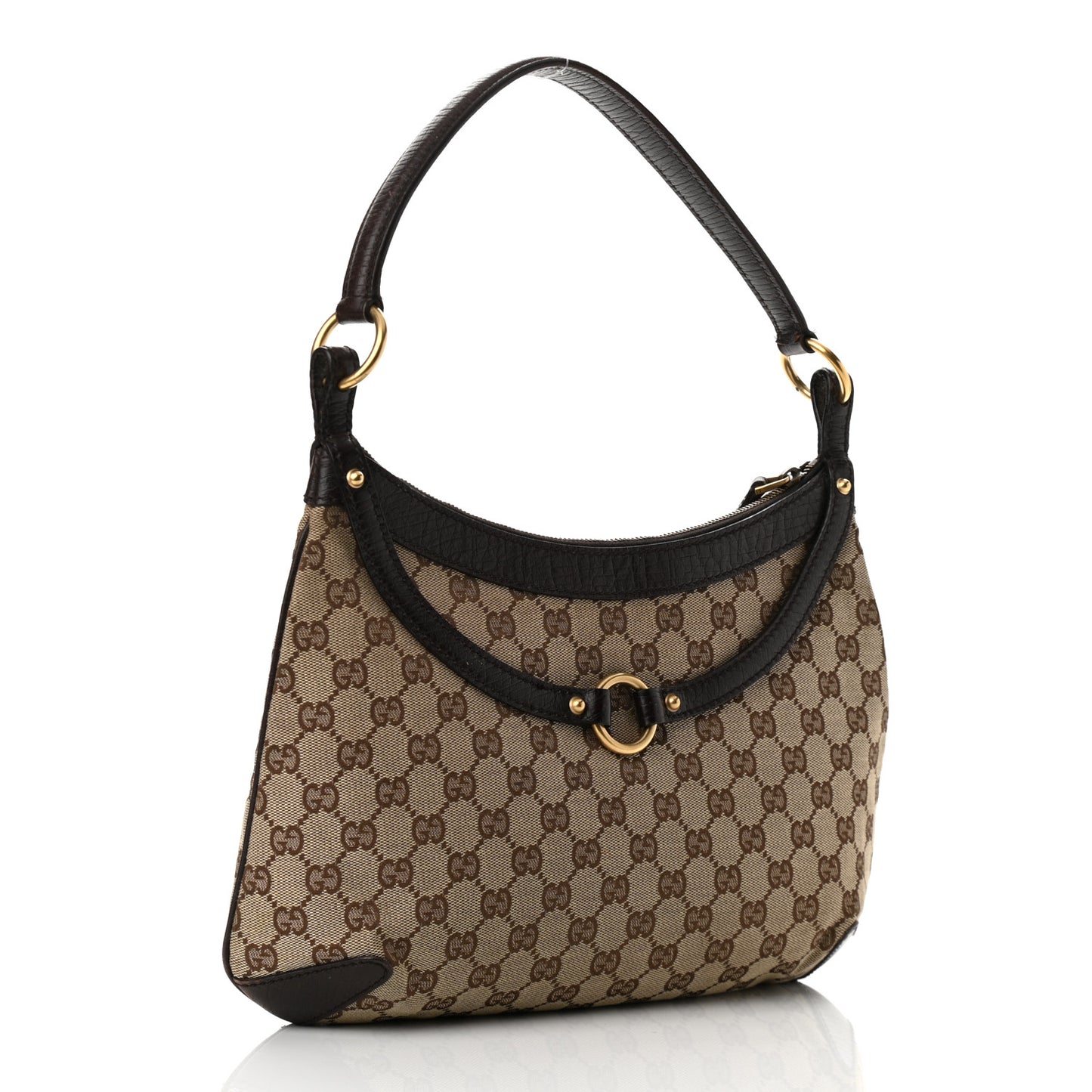Monogram Horsebit Hobo Brown