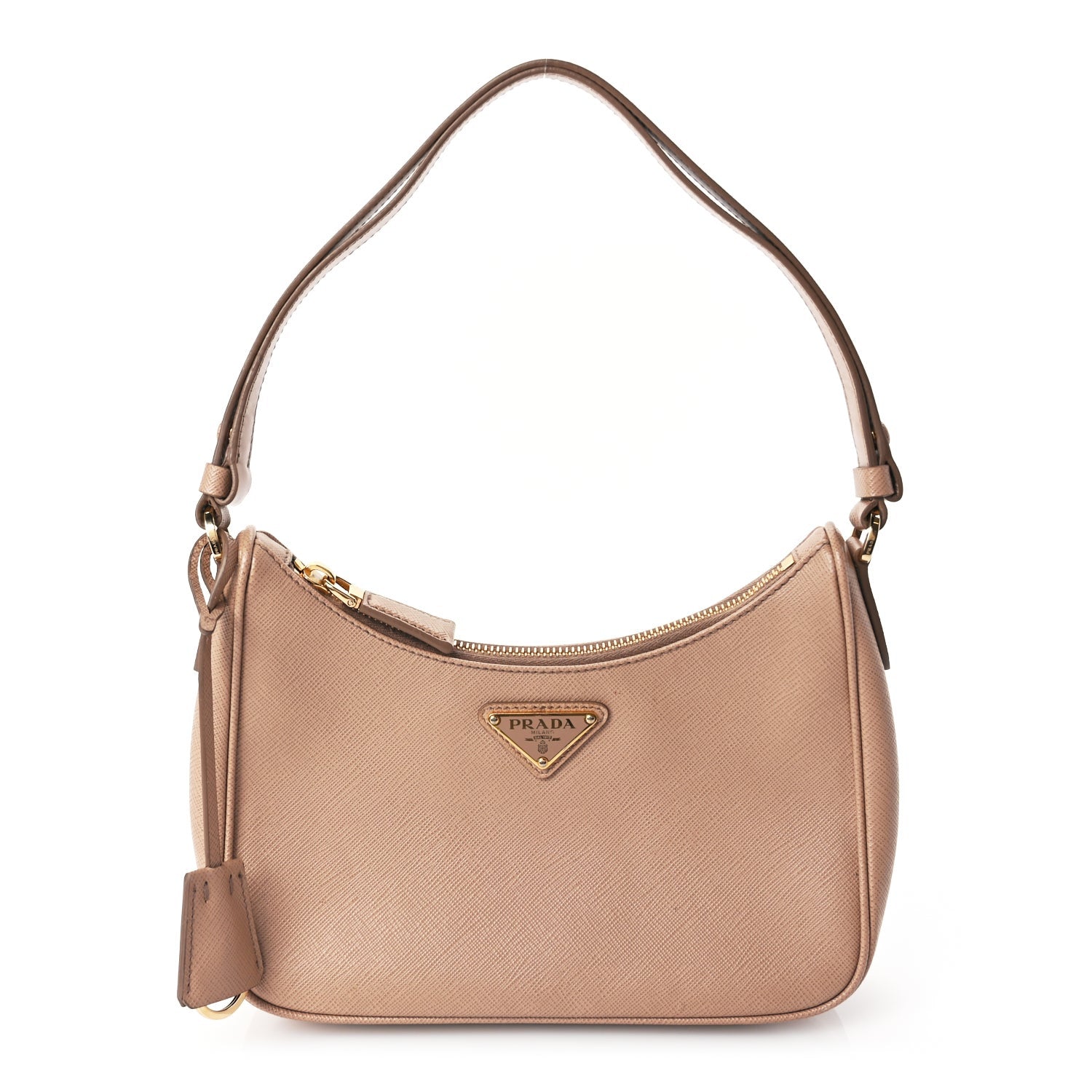Prada Saffiano Lux Re-Edition Mini Shoulder Bag Cammeo 1 of 8