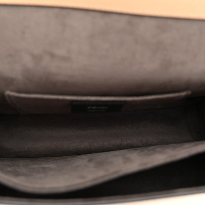 Fendi Vitello Liberty Dolce Scalloped Studded Scrollwork Kan I Shoulder Bag Cuoio White 5 of 10