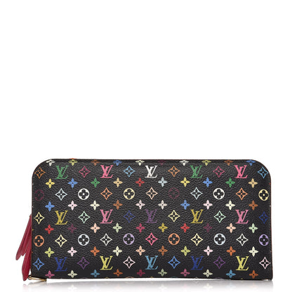 Louis Vuitton Monogram Multicolor Insolite Wallet Black Grenade 1 of 10