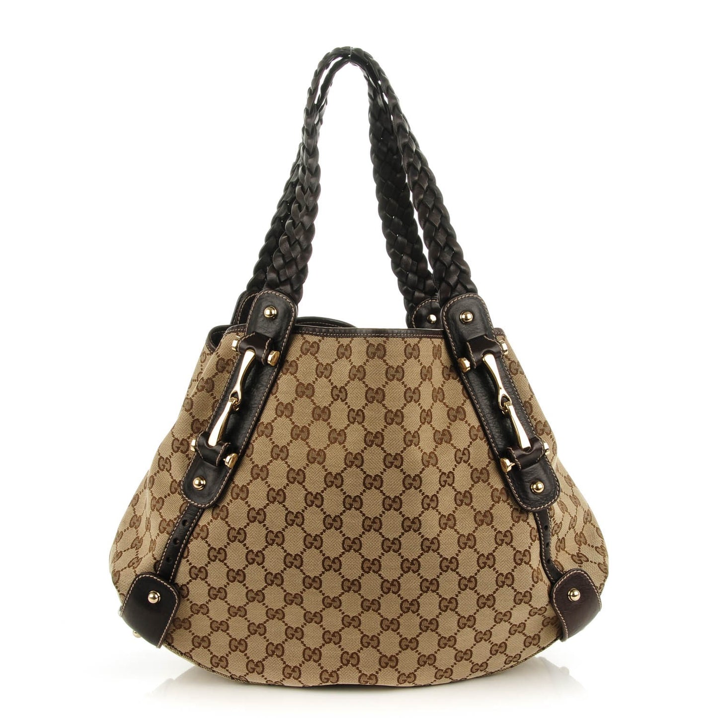 Monogram Medium Pelham Shoulder Bag Dark Brown