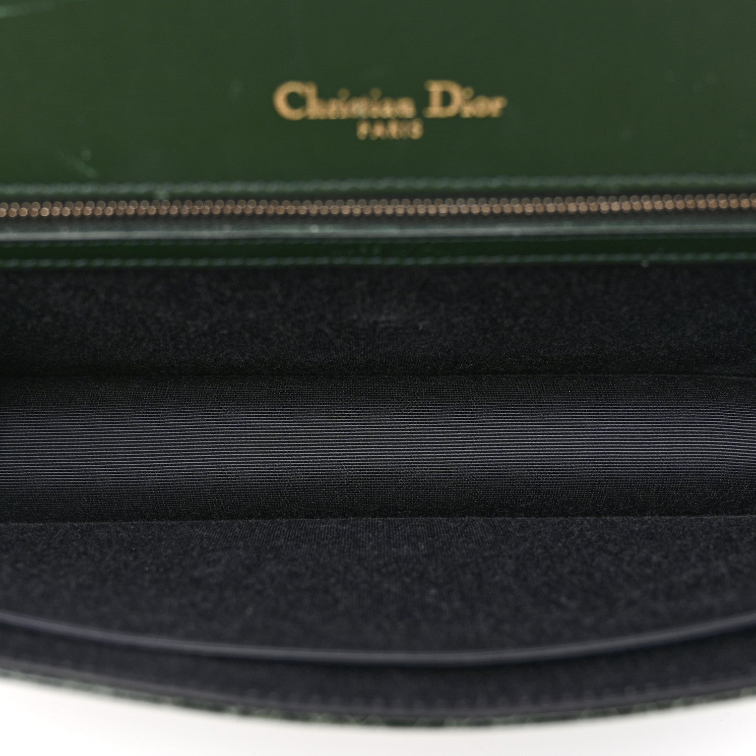 Christian Dior Ceramic Effect Deerskin Large Diorama Flap Bag Malachite Green 5 of 13