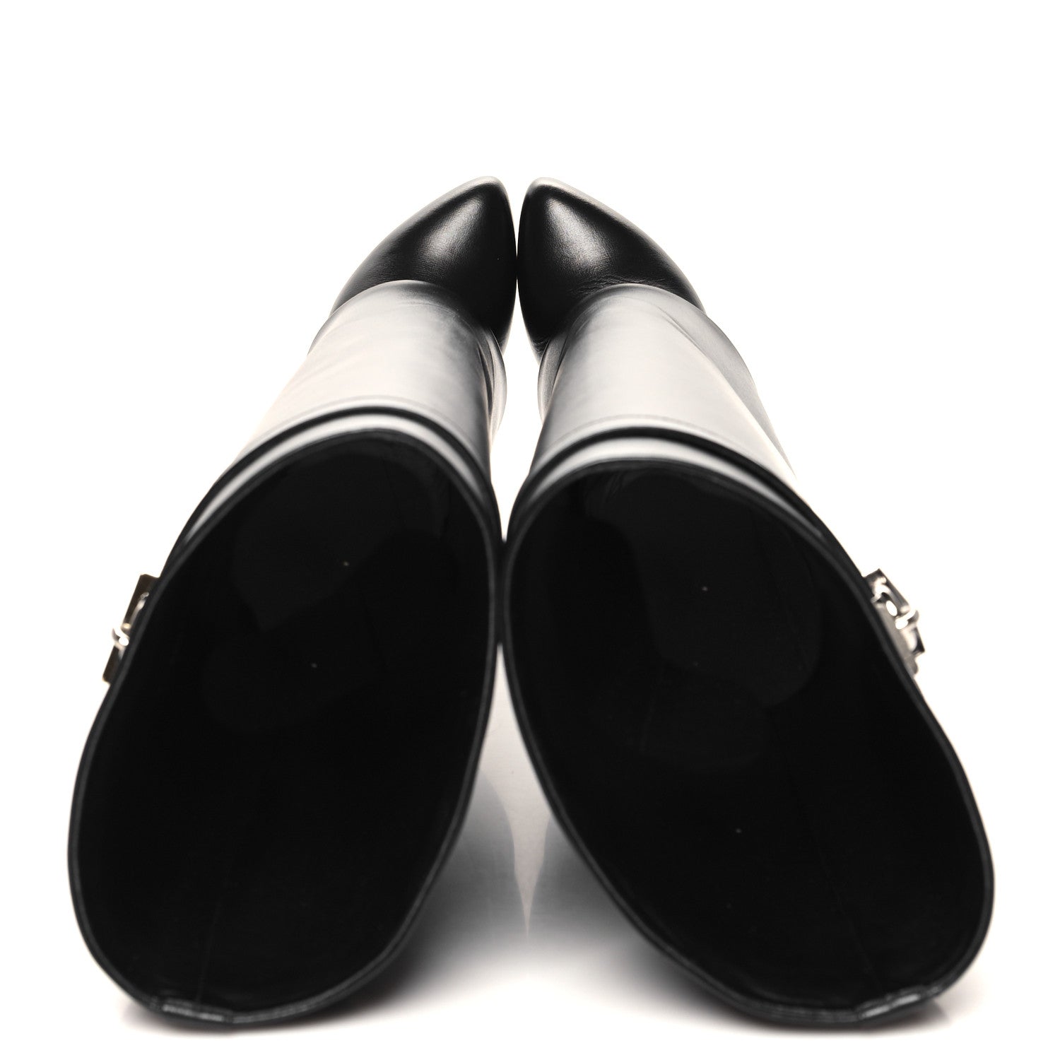 Givenchy Calfskin Shark Lock Pant Boots 40 Black 2 of 9