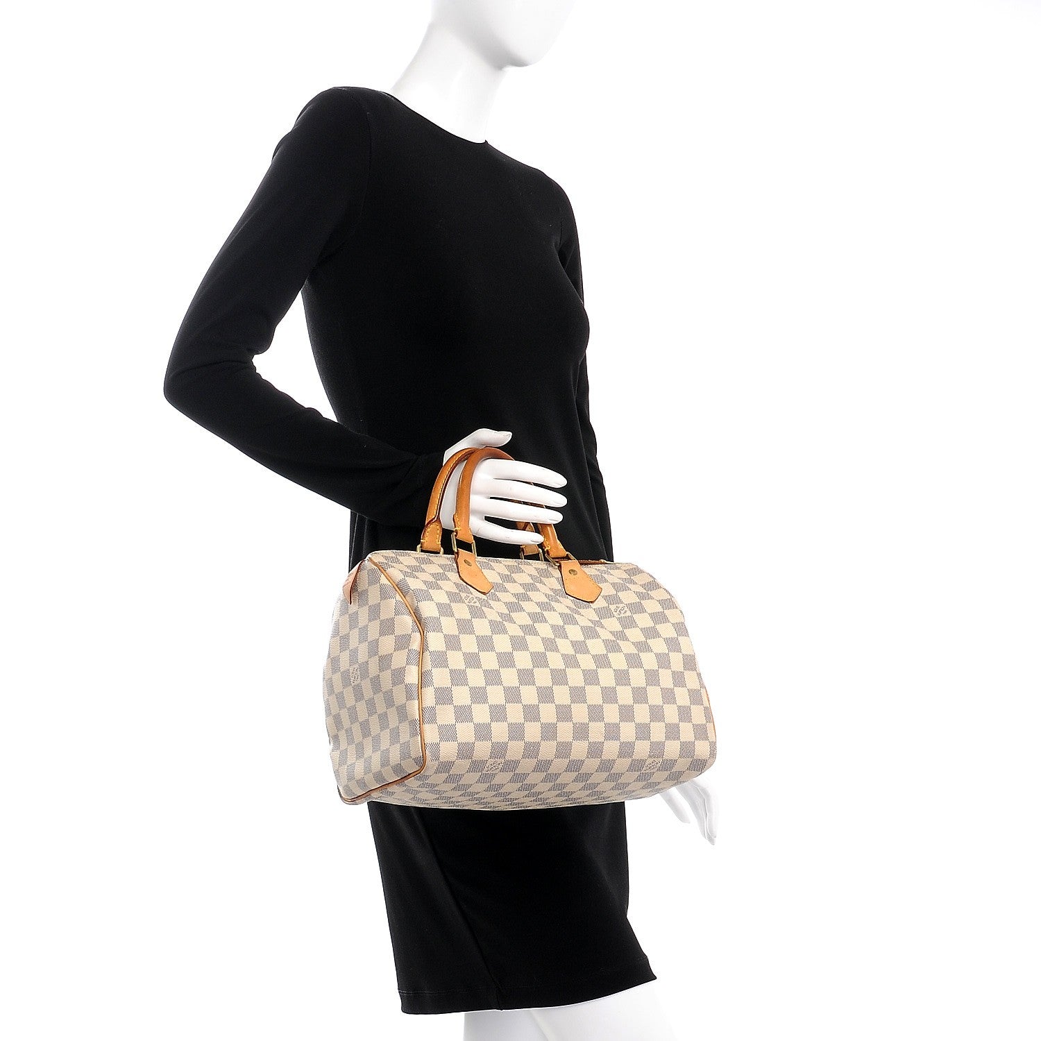 Louis Vuitton Damier Azur Speedy 30 2 of 13