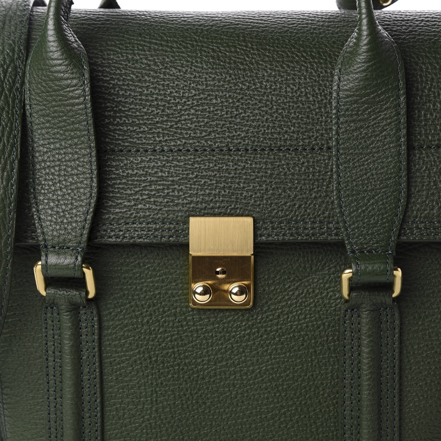 3.1 Phillip Lim 3.1 Textured Calfskin Large Pashli Satchel Jade 9 of 9
