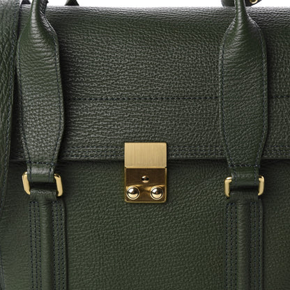 3.1 Phillip Lim 3.1 Textured Calfskin Large Pashli Satchel Jade 9 of 9