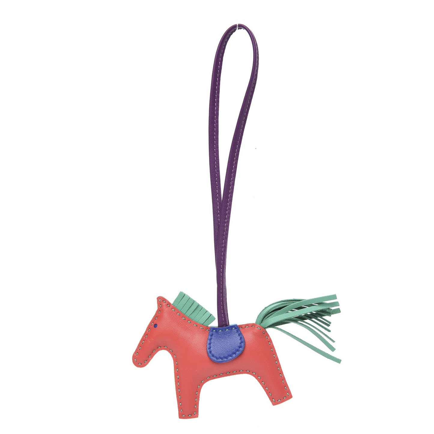 Milo Lambskin Grigri Rodeo Bag Charm PM Multicolor