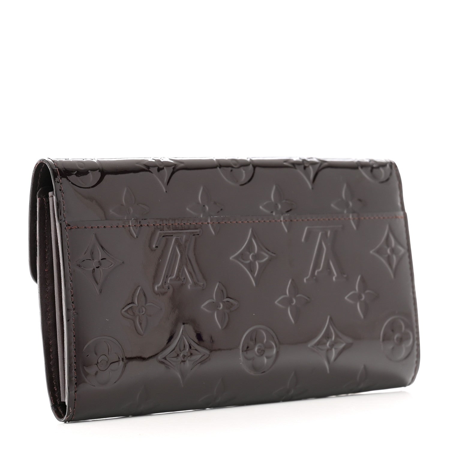 Louis Vuitton Vernis Sarah Wallet NM Amarante 3 of 8